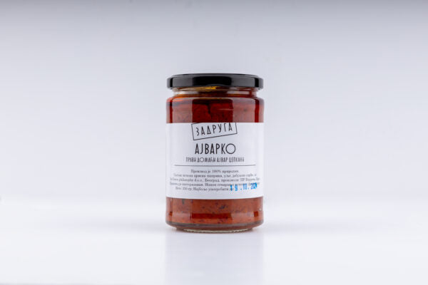 Domaći ajvar, cepkani, blagi 350g